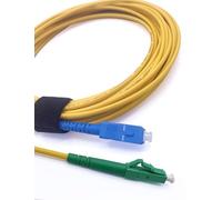 Elfcam® - Câble à Fibre Optique LC/APC à SC/UPC Monomode Simplex, 9/125μm Jarretière Optique LSZH (30M)