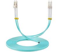 Elfcam® - Câble à fibre optique LC/UPC á LC/UPC, OM3 Multimode Duplex Jarretière Fibre Optique 50/125um LSZH (70M)