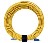 Elfcam - Câble à Fibre Optique LC/UPC à LC/UPC Simplex Monomode 9/125μm, Jarretière Optique LSZH, 30M