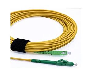 Elfcam Câble à Fibre Optique SC/APC à LC/APC Monomode Simplex, 9/125 μm Jarretière Optique LSZH (20M)