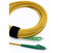 Elfcam Câble à Fibre Optique SC/APC à LC/APC Monomode Simplex, 9/125μm Jarretière Optique LSZH (2M)