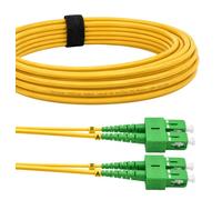 Elfcam® - Câble à Fibre Optique SC/APC à SC/APC OS2 Monomode Duplex 9/125um LSZH,1M
