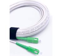 Elfcam - Câble/Rallonge Fibre Optique {Orange SFR Bouygues} - Jarretière Simplex Monomode SC-APC à SC-APC - Blinda(100)