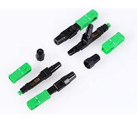 Elfcam® - Connecteur Rapide Fibre Optique SC/APC Simplex Monomode (SM), Lot de 5