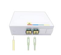 Elfcam® - Prise Terminale Optique (PTO) pour FTTH, Port Optiques à Interface SC/APC (2 Ports Optique)