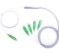 Elfcam® - Séparateur de Fibres Optique, Splitteur Optique de Fibre Monomode de PLC de SC/APC (1X4)