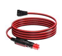 ELFCULB Câble d'alimentation pour réfrigérateur vers prise allume-cigare, 14 AWG 12 V pour réfrigérateur de voiture (1,5 m)