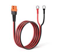ELFCULB Câble de borne XT60i vers joint torique, 12 AWG XT60i femelle vers câble de connecteur à joint torique, avec fil pur étamé, pour batterie télécommandée, station d'alimentation solaire portable