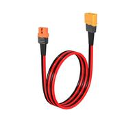 ELFCULB Câble d'extension XT60i vers XT60, 12 AWG 6,1 m XT60i femelle vers XT60 mâle pour batterie RC portable, station d'alimentation portable, panneau solaire