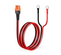 ELFCULB Câble terminal XT60i vers joint torique, 12 AWG femelle vers connecteur torique, fil étamé, pour batterie et centrale solaire