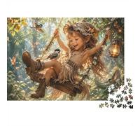 Elfe de Forêt Puzzle Mini 1000 Pièces pour Adultes | 38x26cm Papier, Décor de Chambre, Coupe Précise, Cadeau Anniversaire, Détente Esprit