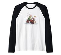 Elfe de Noël à Bascule Cool avec Tambour pour Adultes et Enfants Manche Raglan