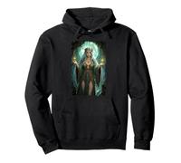 Elfe, Fille, Forêt, Lune, Royaume Enchanté, Magie Sweat à Capuche
