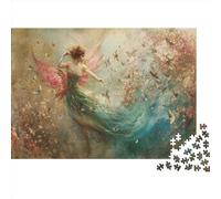 Elfes 1000 Pièces Puzzle pour Adultes Elfes de l'art Idée Cadeau Challenge Puzzle Aide À La Relaxation Idéal pour Un Cadeau Puzzle pour Accrocher Idée Cadeau 1000pcs (75x50cm)