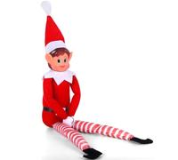 Elfes Behavin Badly Red 15 "Lon Leg poupée Sweet Naughty Girl Elf Toys Visage en Vinyle, Rouge