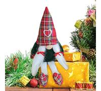 Elfes de Noël Figurine Rudolph à Collectionner, décoration de sans Visage de Noël pour Maison, Salon, réunions de Famille, événements thématiques, fêtes, célébration d'hiver du Nouvel an