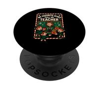Elfes Elfes préférés des Elfes pour Adultes pour Noël, école, Vacances PopSockets PopGrip Adhésif