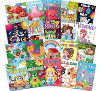 Elfew 20 Pièces Mini Livre de Coloriage pour Enfants 2-4,4-8, Enfants Livre de Coloriage, DIY Dessin Enfant Coloriage, Livre Activite Enfant 2 ans,Livres à Colorier pour Les Tout-Petits Petits Cadeaux