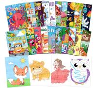 Elfew 20 Pièces Mini Livre de Coloriage pour Enfants 2-4,4-8, Enfants Livre de Coloriage, DIY Dessin Enfant Coloriage, Livre Activite Enfant 2 ans,Livres à Colorier pour Les Tout-Petits Petits Cadeaux