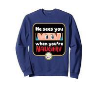 Elfie Il Te voit Quand tu ES méchant Noël Sweatshirt