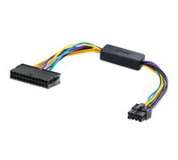 ELFJMZP ATX Câble adaptateur 24 broches vers ATX 8 broches pour DELL Optiplex 3020/7020/9020 & Precision T1700 Compatible avec les cartes mères DELL H61 H81 Q77 Q87 B75 A75 Q75 Q65 33 cm