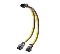 ELFJMZP Câble adaptateur d'alimentation PCIe 8 broches vers double 8 broches (6 + 2) PCIe GPU, câble adaptateur PCI Express câble d'alimentation serveur, ligne d'alimentation de carte de minage