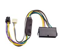 ELFJMZP Câble d'alimentation ATX 24 broches vers ATX 6 broches + HP 2,54 mm 6P-4PIN Compatible avec HP Z220/Z230 18E4 Workstation et EliteDesk 800 G1 (SFF/MT/TWR) ProDesk 600 G1 4000/6005/8300 13in