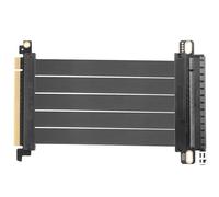 ELFJMZP Câble d'extension PCIE 3.0 X16, adaptateur PCI-E 16x Extreme Hi-Speed Carte verticale Connecteur à 180 degrés pour GPU, WiFi, USB, cartes son, etc - 20 cm/7,87 pouces