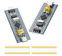 ELFJMZP Lot de 2 cartes système minimales STM32F103C8T6, carte d'apprentissage MCU 32 bits, carte de développement STM32 pour projet intégré et bricolage électronique