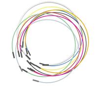 ELFJMZP Lot de 20 câbles Dupont en silicone ultra doux (10 couleurs x 2) - 30 cm pas de 2,54 mm, cuivre étamé pour Arduino/platine d'expérience, idéal pour le prototypage électronique et le débogage
