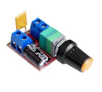 ELFJMZP Mini contrôleur de vitesse de moteur PWM DC 3 V-35 V 5 A, ultra petit variateur LED à bouton rotatif, régulateur en continu, conforme UKCA RoHS avec protection contre les surintensités, pour