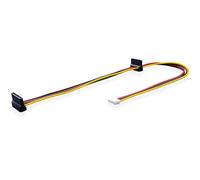 ELFJMZP XH2.54 Câble d'alimentation 4 broches mâle vers SATA 15 broches 40 cm pour carte mère ITX, HDD, SSD, DVD-ROM