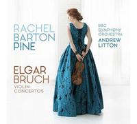 ELGAR/BRUCH: VIOLIN CONCERTOS - BARTON PINE/LITTON/BBC SYMPH. ORCHESTRA CD NEUF