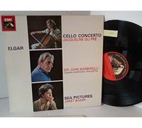 ELGAR. JACQUELINE DU PRE, LONDON ORCHESTRA, SIR JOHN BARBIROLLI, JANET BAKER - Elgar: Cello Concerto / Sea Pictures (Barbirolli, Baker) : Jacqueline Du Pre