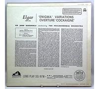 Elgar, Sir John Barbirolli, Philharmonia Orchestra - Elgar, Sir John Barbirolli, Philharmonia Orchestra: Enigma Variations / Cockaigne Overture LP