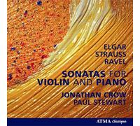 Elgar - Sonatas for Violin & Piano by Elgar, Strauss & Ravel [Import]