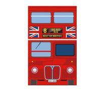 Elgate Torchon de cuisine motif bus rouge londonien, cadeau pour les amateurs de thé et les touristes, 100 % coton, souvenir décoratif et fonctionnel