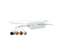 Elgato 1VC108601001 : Tuner TV Analogique USB, NTSC/PAL/SECAM, VGA 640x480, H.264/MPEG4/AAC, Entrées S-Vidéo et Composite, 104x35x12mm, 80g