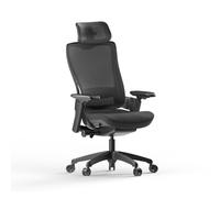 Elgato Embrace - Fauteuil de Studio Ergonomique avec Bordure en Cascade, Dossier en Maille, accoudoirs 4D, Logo Discret, Hauteur réglable, mécanisme d’Inclinaison et de Verrouillage, Base roulante