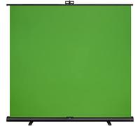 Elgato Green Screen XL - 2x1.82mFond Vert rétractable pour enlever l’arrière-Plan en Streaming ou visioconférence, sur Instagram, TikTok, Zoom, Teams, OBS