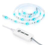 Elgato Light Strip, système d’éclairage intelligent avec 16 millions de couleurs, blanc chaud ou froid, contrôle sur iOS/Android, PC/Mac, Stream Deck, idéal pour le gaming, le streaming et la maison