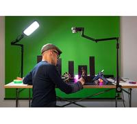 Elgato Master Mount L - pince de table avec tige extensible jusqu'à 125 cm, filetage ¼", fixer l'exposition, les caméras et les microphones, parfait pour le streaming, les vidéoconférences et les stud