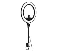 Elgato Ring Light - Éclairage premium 2 500 lumens avec pince pour bureau et rotule pour streaming, TikTok, Instagram et télétravail, avec température et luminosité réglables sur Mac, PC, iOS, Android