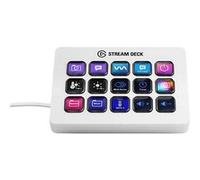 Elgato Stream Deck MK.2 White - Contrôleur de studio, 15 touches macro, déclenchement d’actions dans les applications et les logiciels comme OBS, Twitch, YouTube et d’autres, compatible Mac et PC