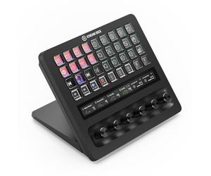 Elgato Stream Deck + XL - Plateforme de contrôle Personnalisable avec Touches Macro, molettes Multifonctions et Bande Tactile pour Les systèmes et Productions Professionnels - USB-C pour PC et Mac
