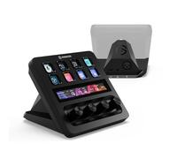 Elgato Stream Deck + XLR - Mixeur Audio et contrôleur, Interface XLR-vers-USB pour Micro à l'arrière, Compatible avec Tout Micro XLR pour Les podcasts, Streaming, molettes et Touches LCD, PC/Mac