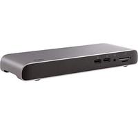 Elgato Thunderbolt 3 Pro Dock, avec câble de 70 cm, 2x Thunderbolt 3 (USB-C), 4x USB, lecteur de carte SD/micro SD (UHS-II), entrée et sortie audio