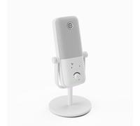 Elgato Wave:3 MK.2 White - Micro à condensateur USB | Streaming et podcasting, Wave FX Processor, DSP intégré, Clipguard 2.0, inserts VST, PC/Mac