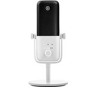 Elgato Wave:3 White - Micro à condensateur USB | Qualité studio, streaming, podcasts, gaming, télétravail, logiciel de mixage gratuit, anti-distorsion, Mac/PC