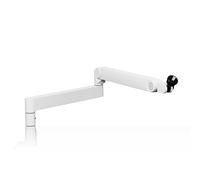 Elgato Wave Mic Arm Pro White - Bras de microphone | Profil bas rotatif 360°, ressort à gaz, compatible Shure SM7B/Rode/Blue Yeti, diffusion/podcast